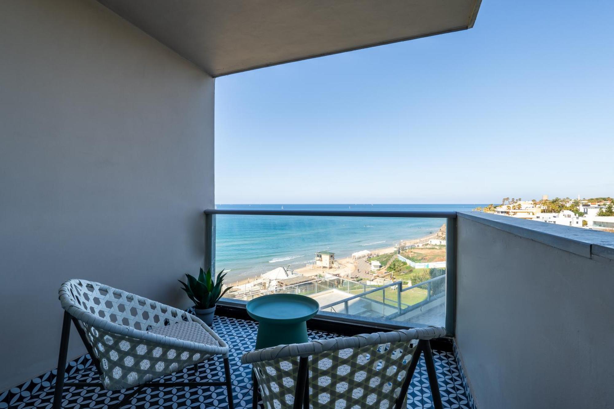 Sea View Stylish 1Br With Balcony By Beachfront Stay Herzliya ภายนอก รูปภาพ